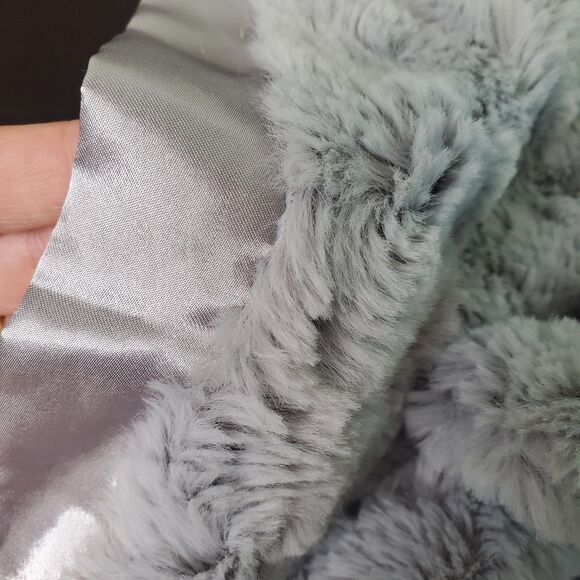 Cloud Island Gray Swirl Rosette Elephant Plush Lovey Security Blanket Satin - Picture 12 of 12